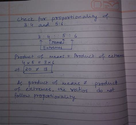 3. Which of the following ratios form a proportion? 3:4 and 5:6 ...