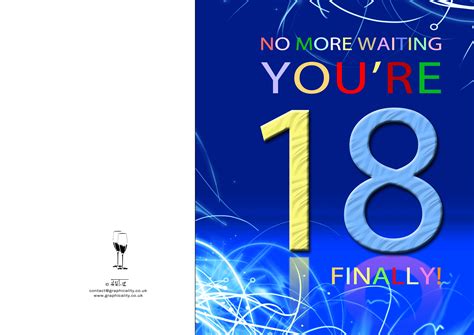 Free Printable Photo Cards Templates 18th Birthday