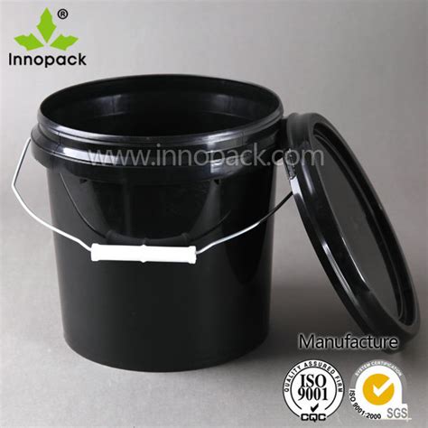 China La cuchara de plástico de 12L/tambor negra/cubo/contenedor de ...