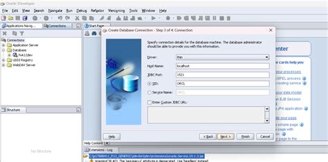 Image result for JDeveloper Database Connnect Options