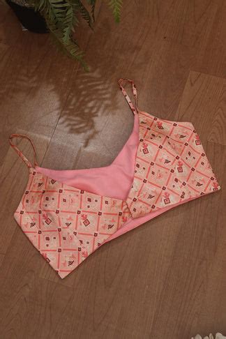 Pink Digital Printed Patola Design Tussar Silk Singlet - 50% Off!