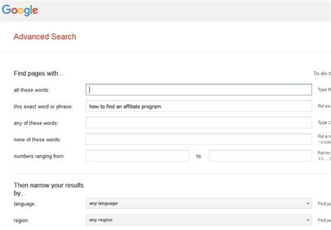 Image result for Google Advanced Search Bar