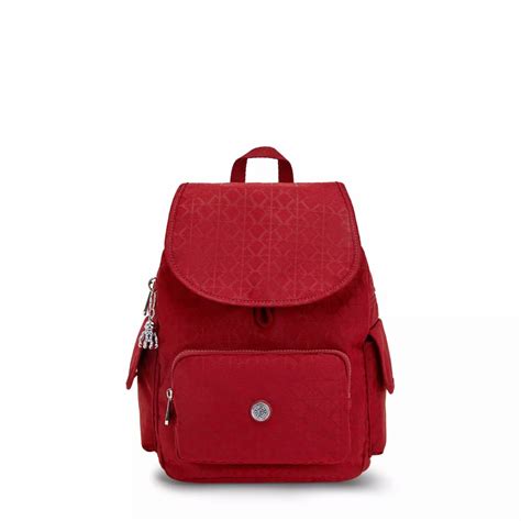Kipling Travel Backpacks On Sale Australia - Red Womens City Pack Small
