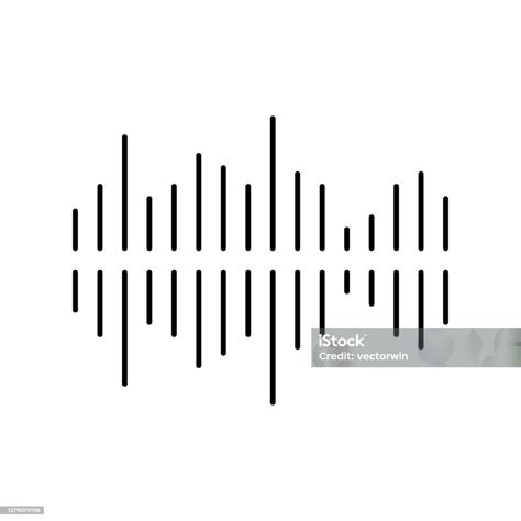 Ilustración de Frecuencia De Ruido Icono Icono Ilustración Vectorial y ...