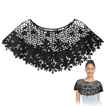 Buy Homeaura® Lace Shrugs for Women | Stylish Cape Poncho Crochet Shrug ...