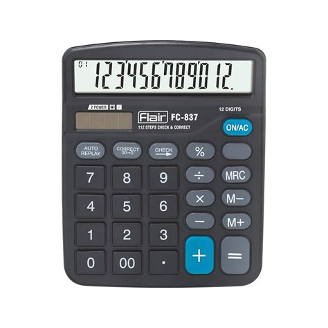 FLAIR FC 837 Desktop Series Electronic CALCULATORS: Amazon.in: Office ...