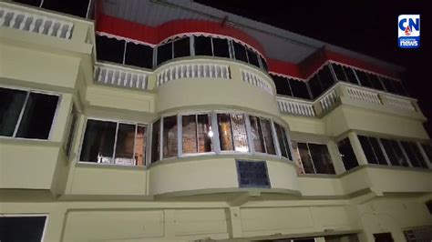 bricks stones bombs aimed at the panchayat pradhan house terrified ...