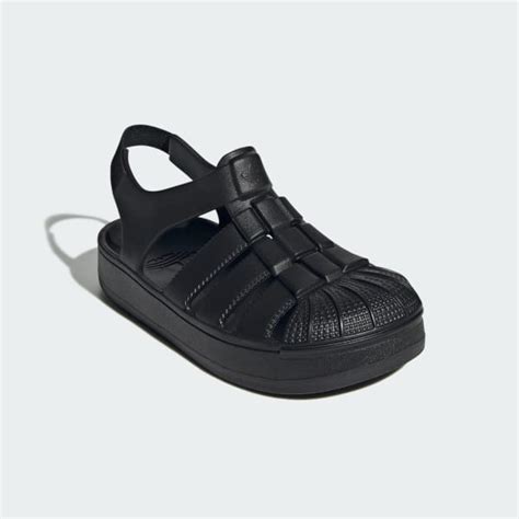 adidas Superstar Sandals Kids - Black | Free Shipping with adiClub