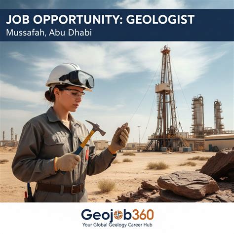 Job Opportunity: Geologist – Mussafah, Abu Dhabi | A geologist is being ...
