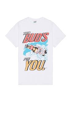 Junk Food This Buds For You Tee in White | REVOLVE