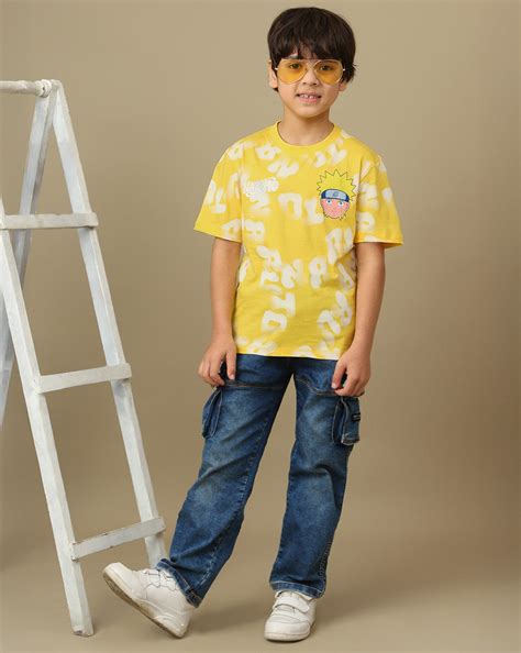 Naruto Printed Regular Fit Tshirt For Boys – Kidsville