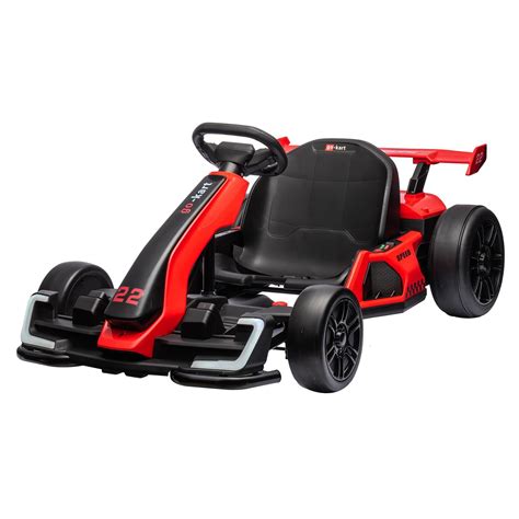 24V Electric Go Kart,300W Powerful Drift Kart for Kids, Electric Pedal ...