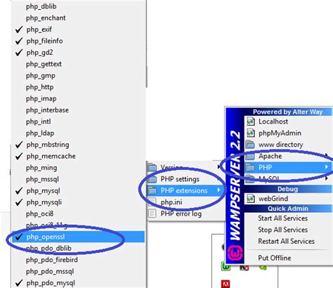 Enabling the openssl in Wamp-Xampp | Web Technology Experts Notes