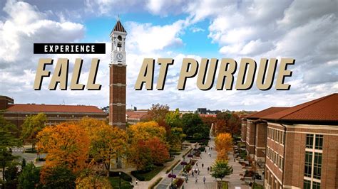 Experience the beauty of Purdue University's campus during fall - YouTube
