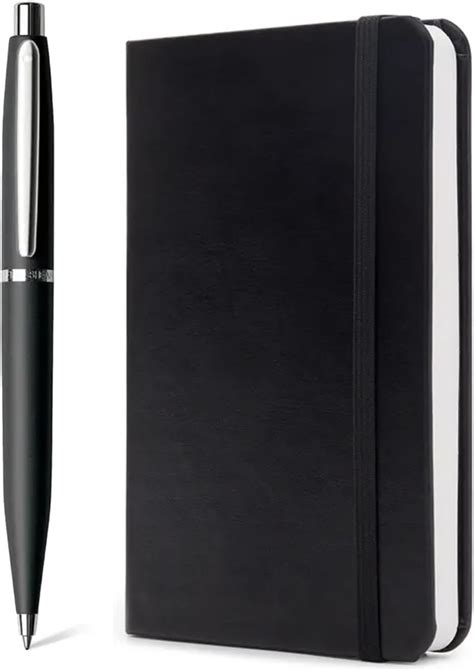 Sheaffer Gift Set VFM Ballpoint Pen With A6 Notebook Matte Black With ...