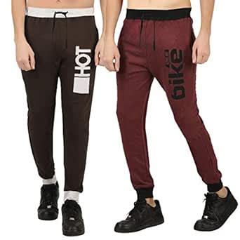 hotfits Men Multi-Coloured Stylish Cotton Trackpant-brhot-mrbike-S ...