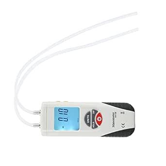 HT 1890 Handheld Digital Manometer Differential Gauge Air Pressure ...