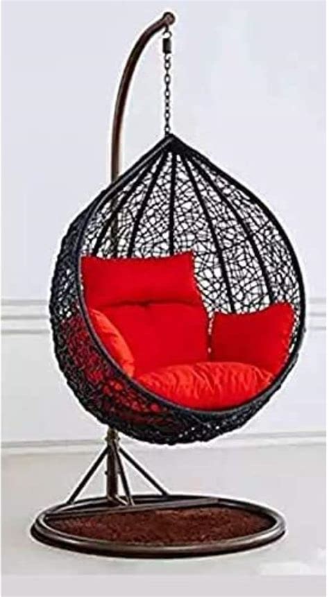 Indiid Homes Furniture Single Seater Hammock Swing Chair with Stand ...