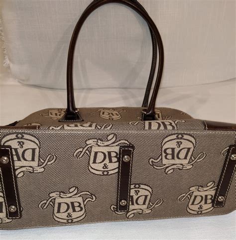 Brown Dooney & Bourke Signature Logo Monogram Leather… - Gem