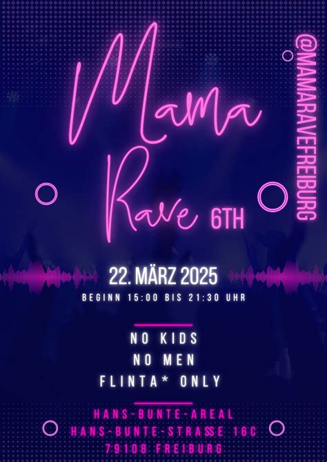 Mama Rave 6th Edition, Hans-Bunte-Areal, Freiburg Im Breisgau, 22 March ...