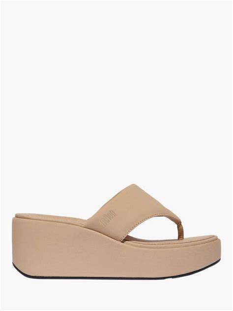 FitFlop PLATFFORMS Wedge Toe-Post Sandals