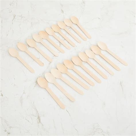 Buy PAPPCO Eco-Friendly Wooden Spoon - Set of 20 from Pappco at just ...