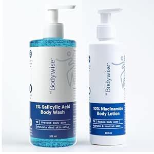 Buy Be Bodywise Body Care Pack | 1% Salicylic Acid Body Wash & 10% ...