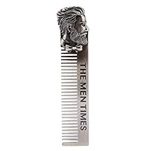 Buy Anti-static Hair Comb, Gentleman Shape Stainless Steel Portable ...