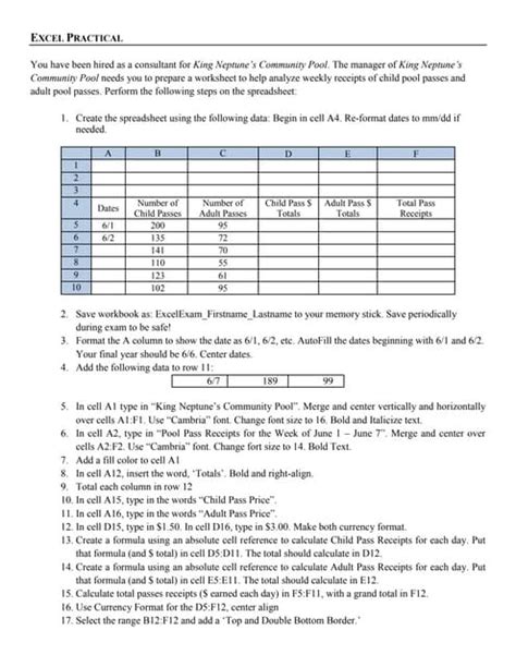 Image result for Excel Questions for Practical Exam