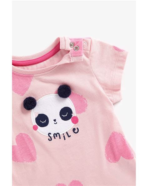 Buy Girls Half Sleeves Tops All Over Heart Print-Pink Online at Best ...