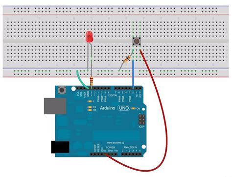 Image result for How to Connect a Button to Arduino