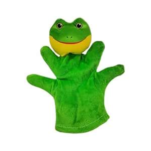 SECRET DESIRE Frog Finger Puppet Role Play Cute Plush Toys Child Boys ...