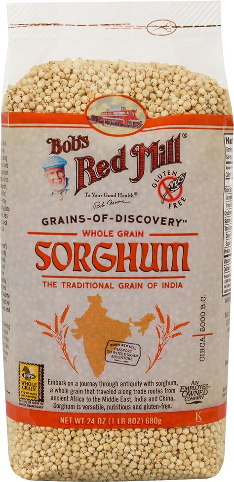 Amazon.com : Bob's Red Mill 2531C244 Whole Grain Sorghum 24 Ounce ...