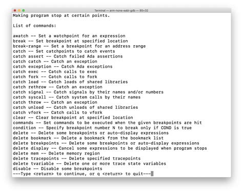 Image result for GDB Syntax