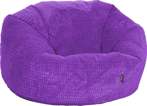icon Kids Faux Fur Bean Bag Chair, Unicorn, Large Bean Bag Chairs for ...