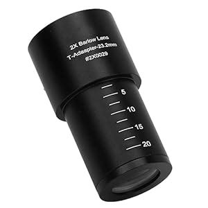 Buy Universal Aluminum Alloy Microscope Eyepiece Lens 2X, HD Optical ...