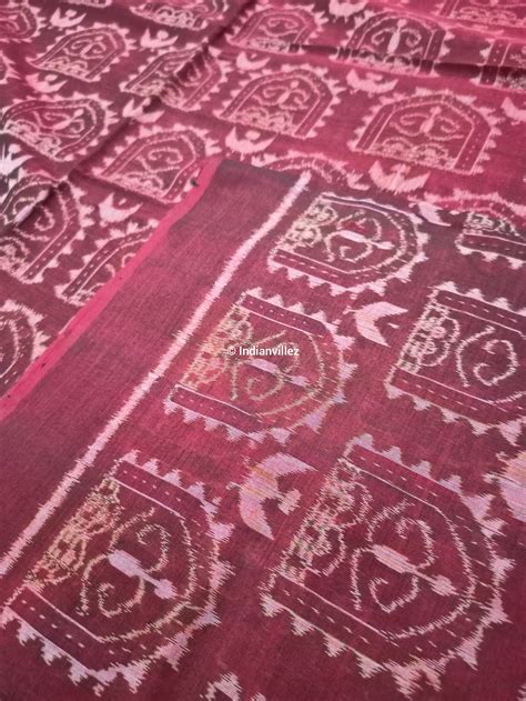 Buy Dual Tone Sambalpuri Ikat Fabric Online – IndianVillèz