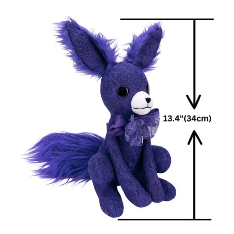 Goth Purple Fox Stuffed Animal - PlushThis| Plushies & Stuffed Animals