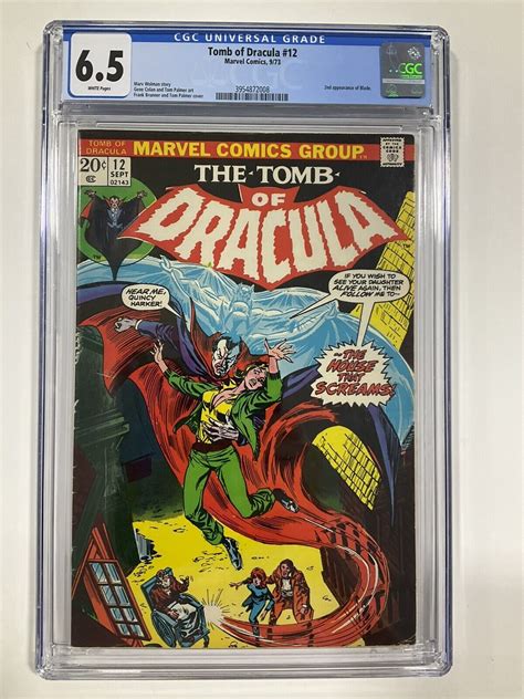 Tomb of Dracula 12 CGC 6.5 White Pages Marvel 1973 | Comic Books ...