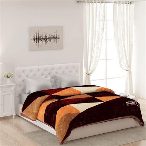 Buy Printed Double Bed Blanket for Heavy Winter -2 Ply Online in India ...