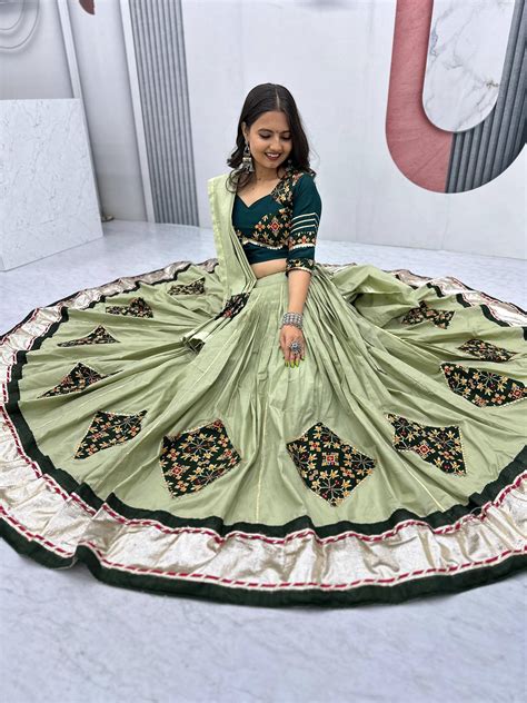 Navratri Special Pure Cotton Lehenga Choli – Pahenava Fashion