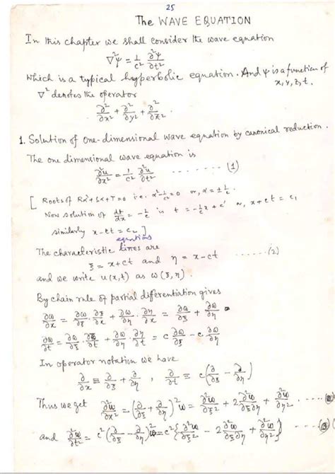 Image result for wave equation solutions