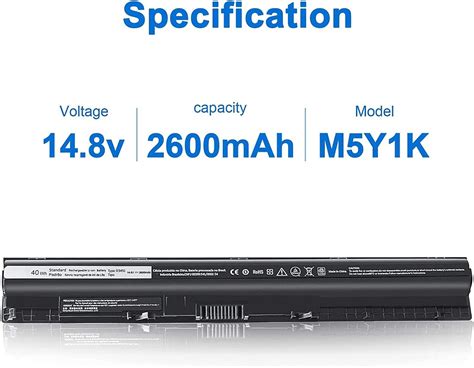 Ymawetia Dell 40 WHR M5Y1K Li-ion Battery for Inspiron 15 India | Ubuy