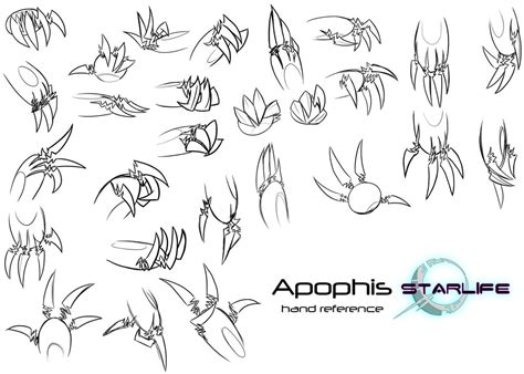 Apophis Hand Reference sheet by MF99K on DeviantArt