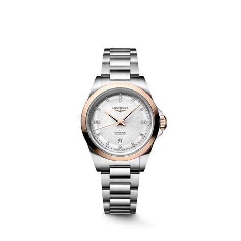 CONQUEST | Ø 30.00 mm, White Mother-of-pearl | L3.320.5.87.6 | LONGINES
