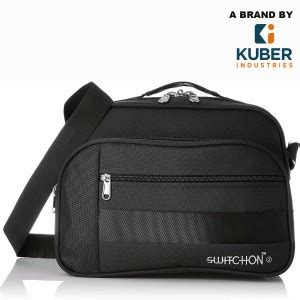 Flipkart.com | KUBER INDUSTRIES Rexine 1 Piece Office Sling Bag (Black ...