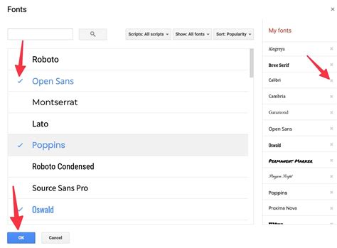 How to add fonts to Google Docs