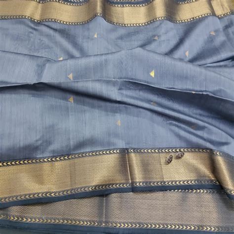 Maheshwari Silk Saree with All Over Bootis and zari Border – RKG SHOPPING