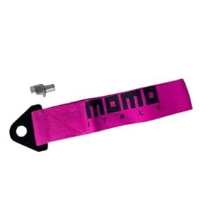 Apex Nylon Towing Strip Pink MOMO for car with screew and Bolt ...