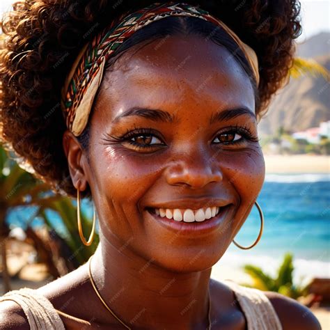 Premium Photo | Cape Verdan woman from Cape Verde typical national citizen